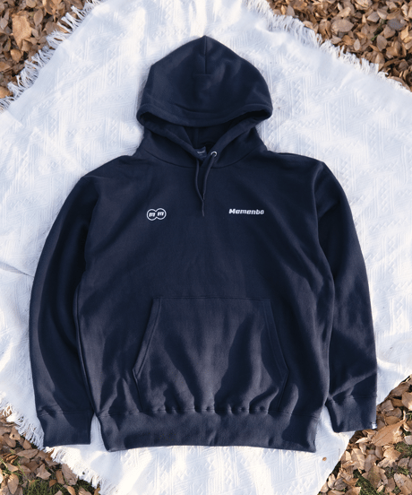 【Navy】logo hoodie