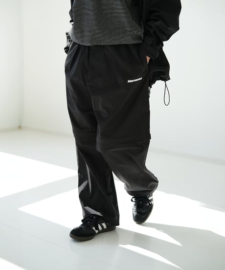 【Black】撥水加工＆2WAY Nylon Pants