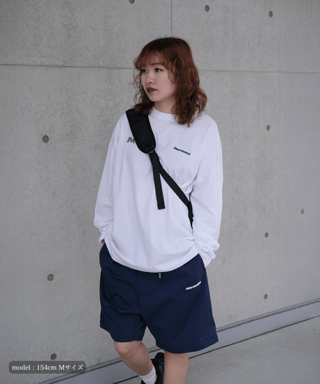 【White】M/T logo L/S tee