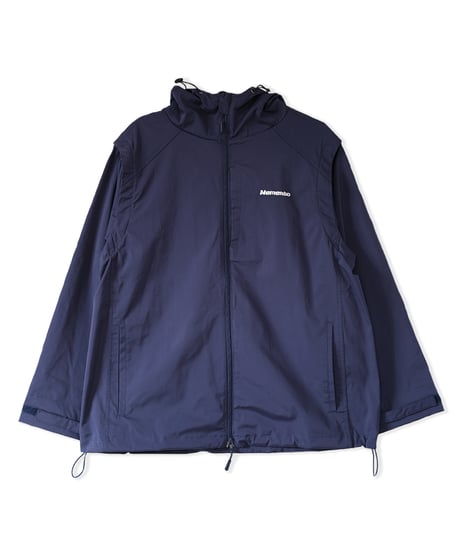【Navy】撥水加工＆2WAY Nylon Jacket