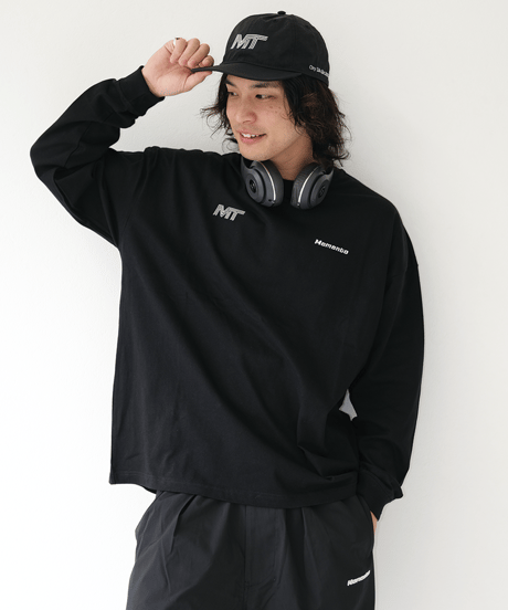 【Black】M/T logo L/S tee