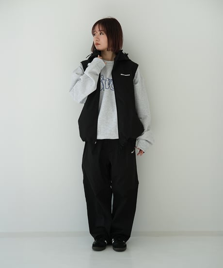 【Black】撥水加工＆2WAY Nylon Pants