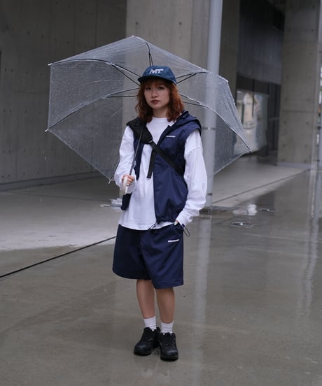【Navy】撥水加工＆2WAY Nylon Jacket
