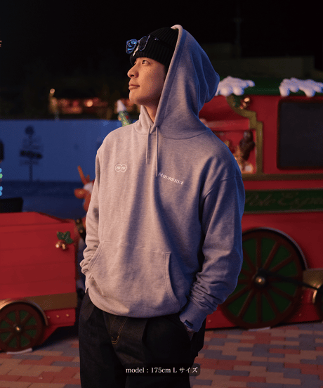 【Gray】logo hoodie
