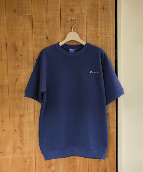 【Navy】short sleeve sweat tee