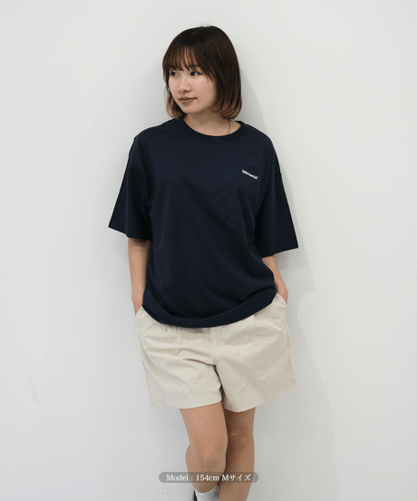 【Navy】logo tee