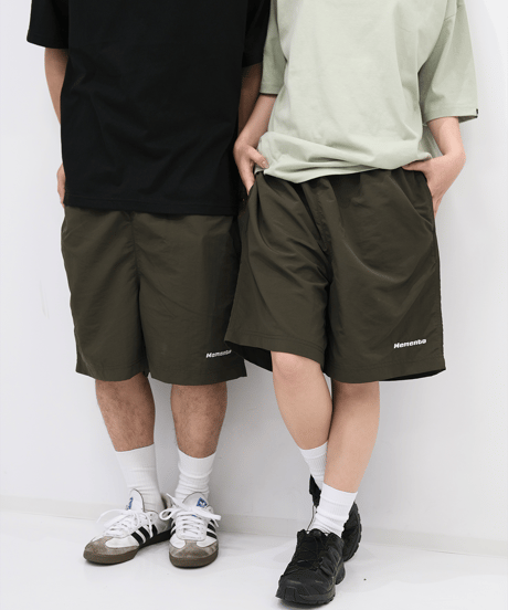 【Khaki】撥水加工 nylon shorts