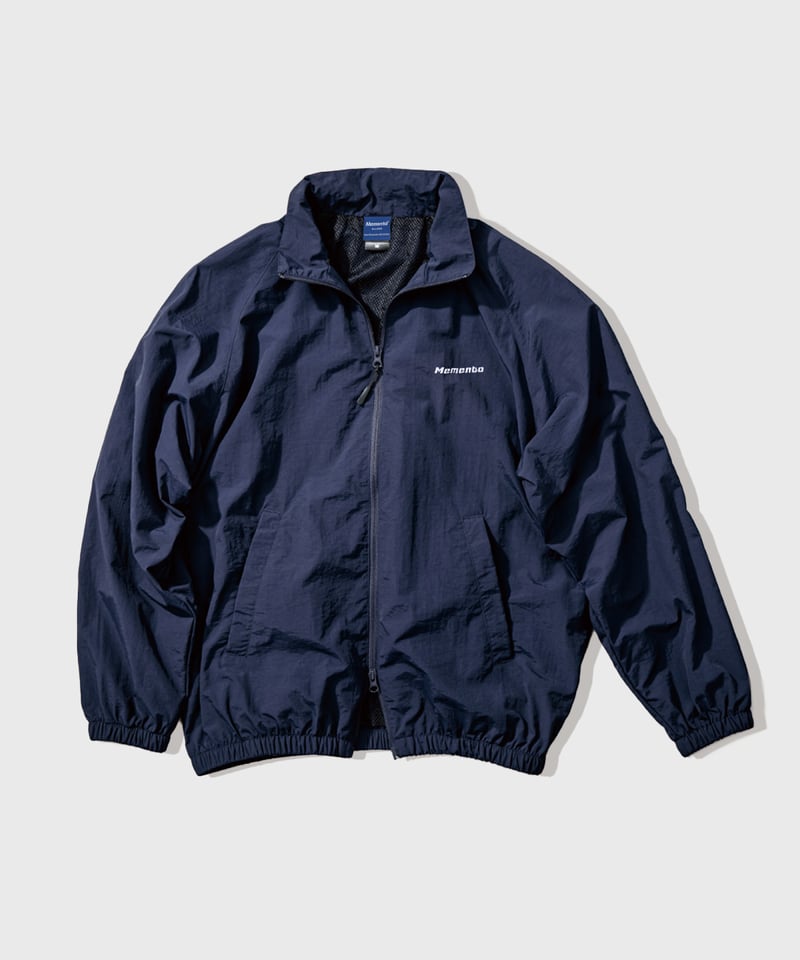Navy】nylon track jacket | Memento