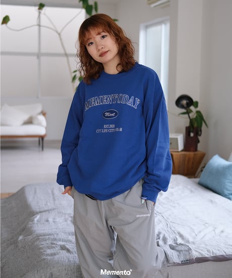 【Blue】College Sweat