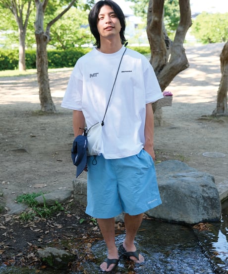 【Blue】撥水加工 nylon shorts