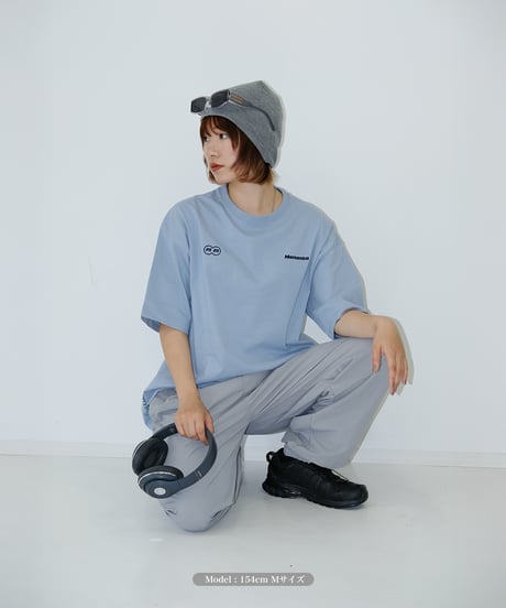 【Gray】nylon track pants