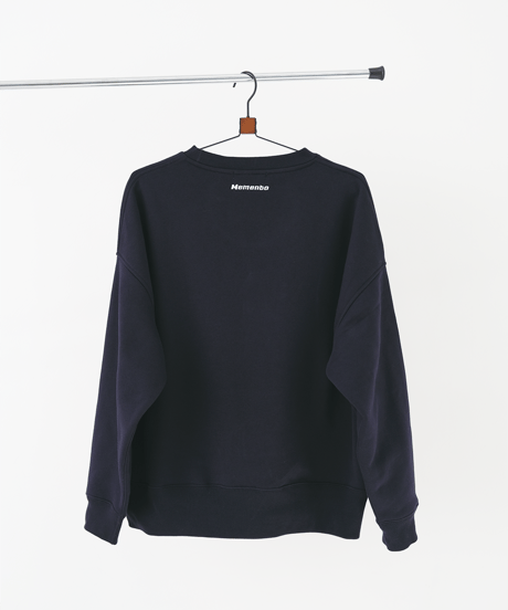 【Navy】logo sweat