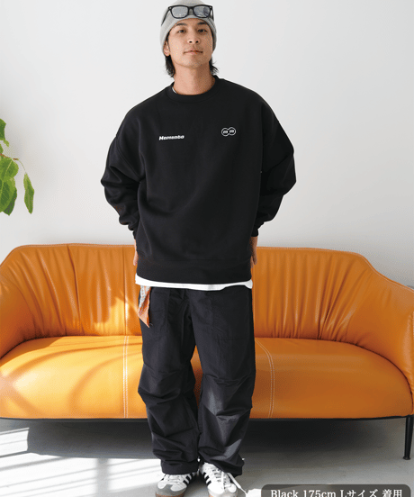 【Black】logo sweat