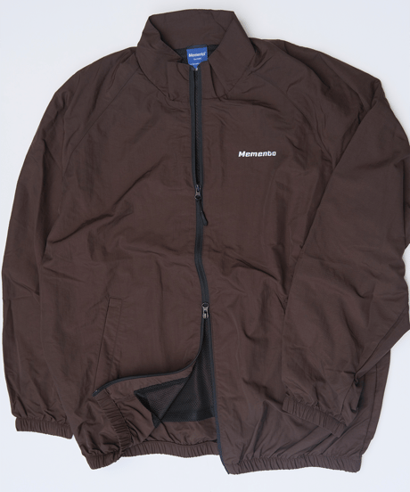 【Brown】nylon track jacket