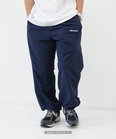 【Navy】nylon track pants