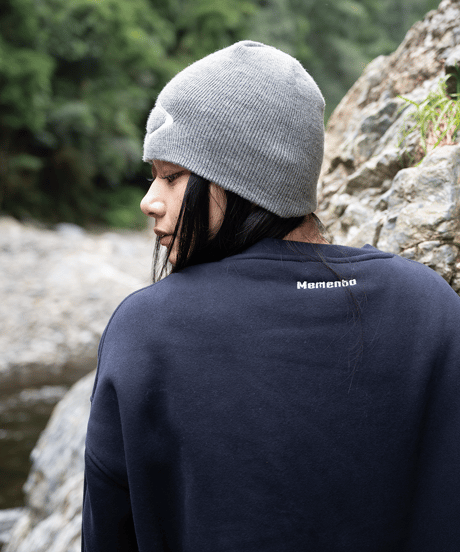 【Navy】logo sweat