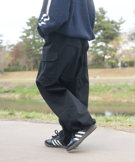 【Black】Snow cargo pants
