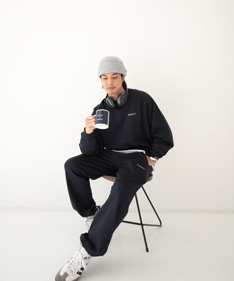 【Navy】raglan sleeve sweat