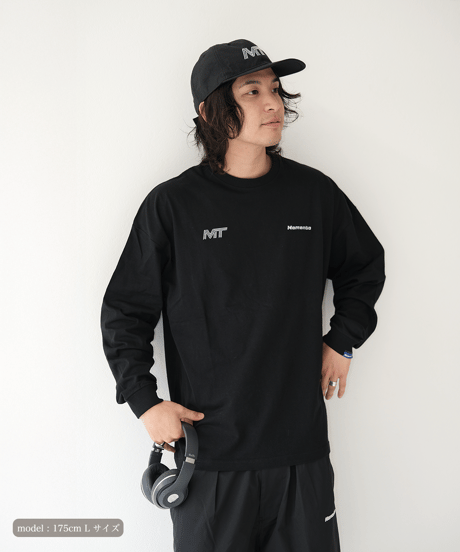 【Black】M/T logo L/S tee