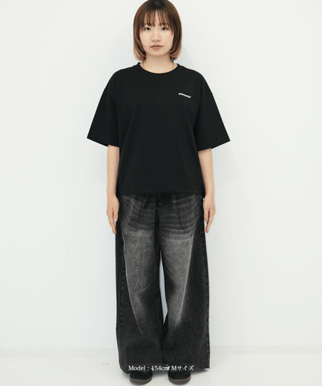 【Black】logo tee