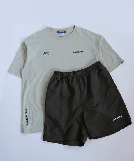 【Khaki】撥水加工 nylon shorts