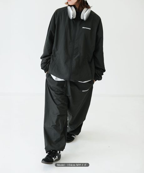 【Khaki】nylon track pants
