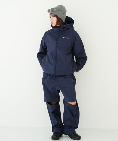 【Navy】撥水加工＆2WAY Nylon Pants
