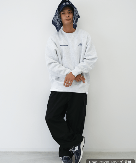 【Gray】logo sweat