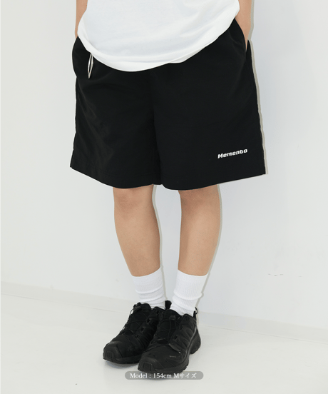 【Black】撥水加工 nylon shorts