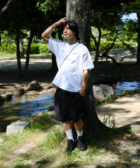 【Black】撥水加工 nylon shorts