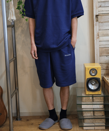 【Navy】 sweat short pants