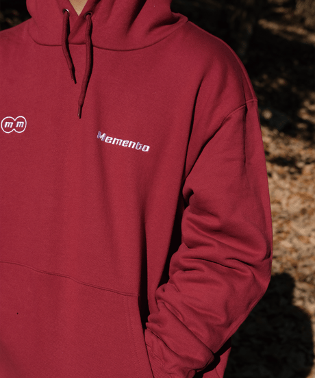 【Red】logo hoodie