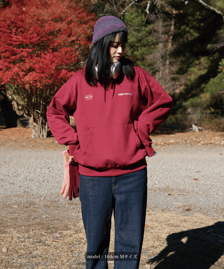 【Red】logo hoodie