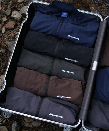 【Khaki】nylon track jacket