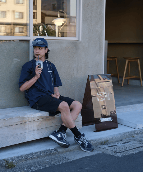 【Navy】M/T logo tee