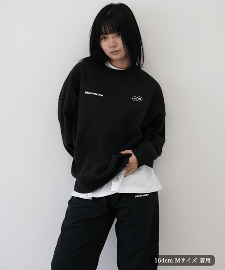 【Black】logo sweat