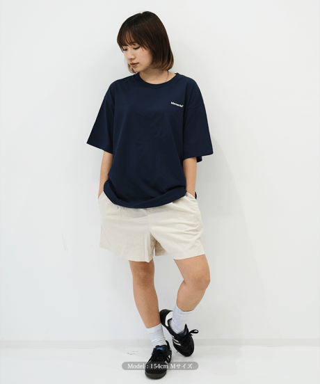【Navy】logo tee