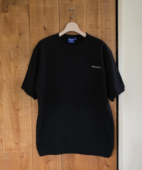 【Black】short sleeve sweat tee