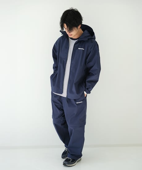 【Navy】撥水加工＆2WAY Nylon Jacket