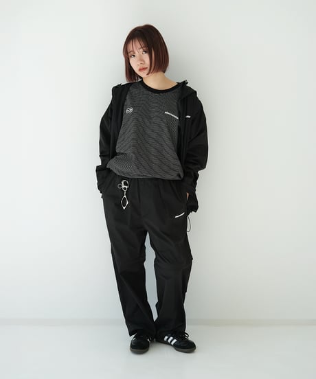 【Black】撥水加工＆2WAY Nylon Jacket