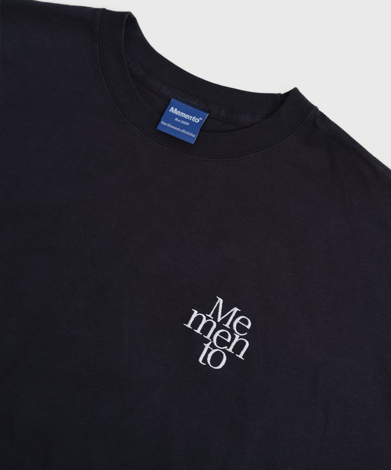 Navy】emblem L/S tee | Memento