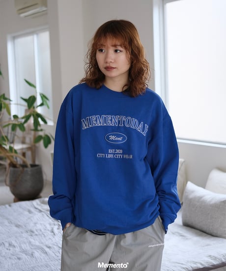 【Blue】College Sweat