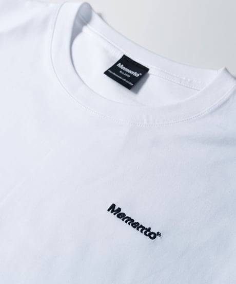 【White】logo tee