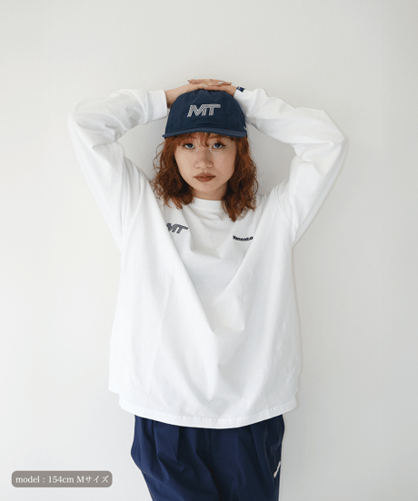 【White】M/T logo L/S tee