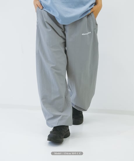 【Gray】nylon track pants