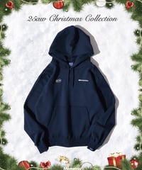 【Navy】logo hoodie