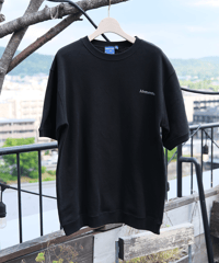 【Black】short sleeve sweat tee