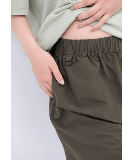【Khaki】撥水加工 nylon shorts