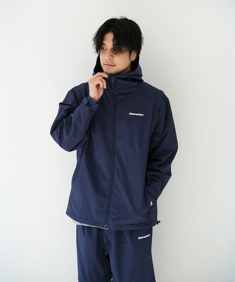 【Navy】撥水加工＆2WAY Nylon Jacket