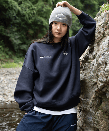 【Navy】logo sweat